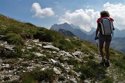 18 Sul sent. 254 per i Passo di Venina con vista verso Aga, Diavoli, Poris, Grabiasca